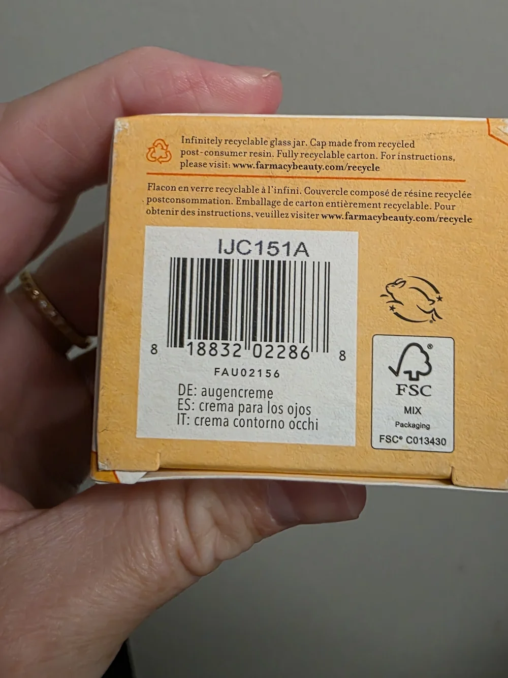 Farmacy Wake Up Honey Eye Cream